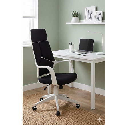 CX-0898H irodai szék, fekete / fehér