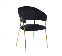 Velvet szék fekete K4-FX