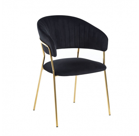 Velvet szék fekete K4-FX