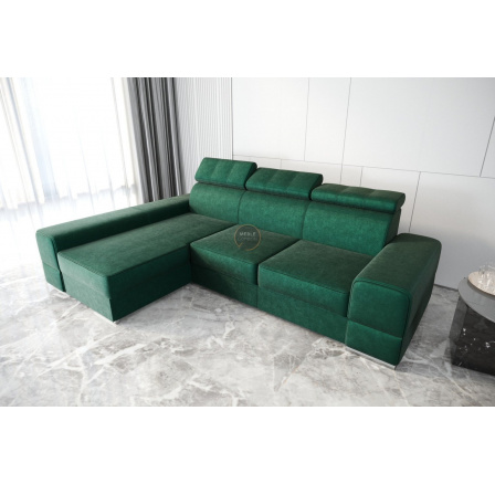 NAROŻNIK ROYAL 295×185 - lewa , Wybierz własny kolor - Zapisz swój wybór - Galeria tkanin poniżej