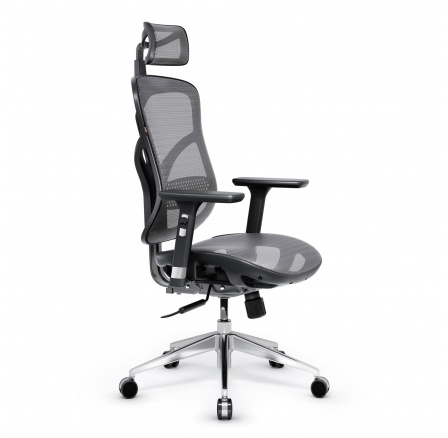 Ergonomikus V-Basic szék, fekete-szürke