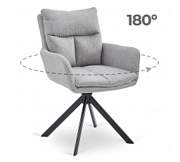Krzesło Obrotowe PAUL Szare