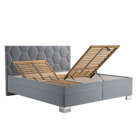 Postel Paloma 160x200, šedá