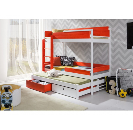 Patrová postel NATU III pro 3 děti