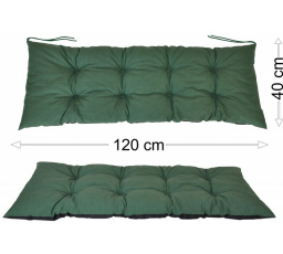 Podsedák 120x40 tmavě zelený melír