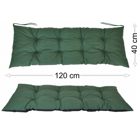 Podsedák 120x40 tmavě zelený melír