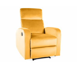 Állítható MARS Velvet fotel, Curry Bluvel 68