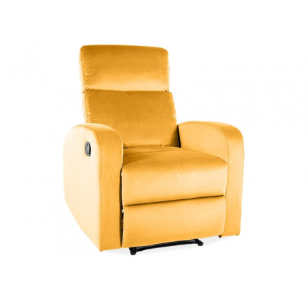 Állítható MARS Velvet fotel, Curry Bluvel 68