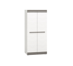 BLANCO 01 sosna śnieżna/MDF new grey - szafa