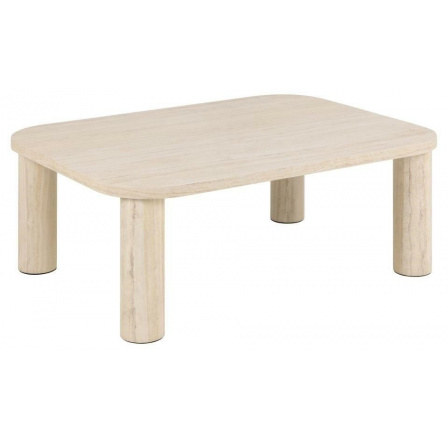 Solano dohányzóasztal 100x75cm travertin