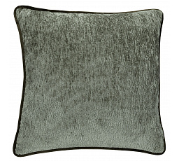 Párna töltettel - zöld szegéllyel, 100% poliészter, 50 x 50 cm