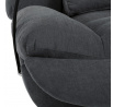 Polohovací křeslo, elektrické zabudované ovládání, šedá, látka, TV-7089 GREY2