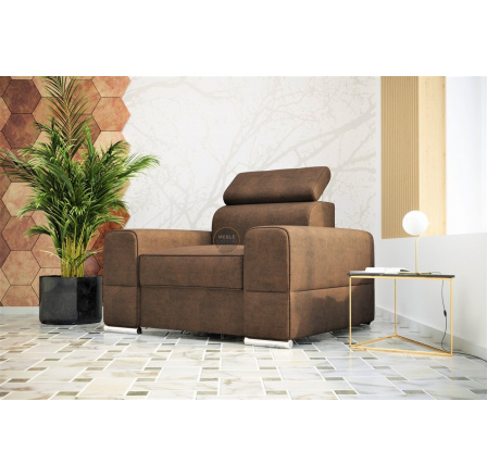 FOTEL ROYAL 114 CM - Odcienie brązu