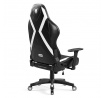 X Horn 2.0 King Size játékirodai szék, fekete-fehér
