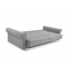 KRYSTYNA kinyitható kanapé Világosszürke, Norn 07