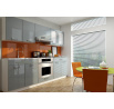 Kuchyňská horní skříňka Femme KL100 2D+P, šedý lesk