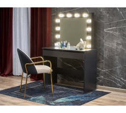 HOLLYWOOD fekete fésülködőasztal