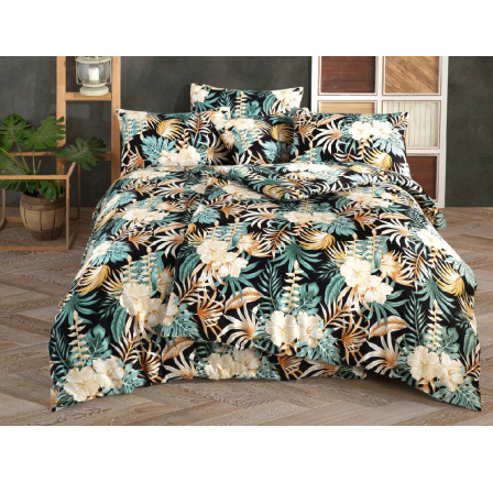 Prodloužené povlečení Satén 140x220, 70x90cm Walter gold