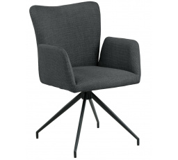 Laura szék karfákkal sötétszürke