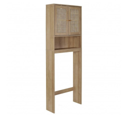 Szekrény mosógép/WC fölé Bali természetes