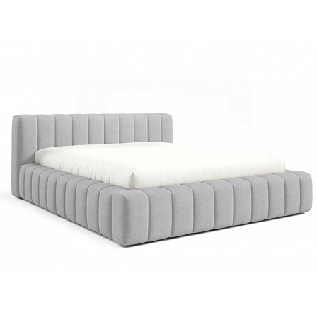 GINO ágy fa keretben léccel, 160x200, Velluto 15