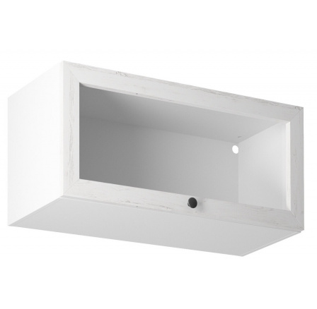 Konyhai felső szekrény PROWANSJA G80KS, Fehér/Andersen Fenyő