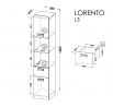 Skříň LORENTO - L3
