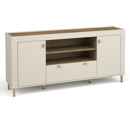 MOSSA MO7 komód, Kasmír/Whisky Tölgy