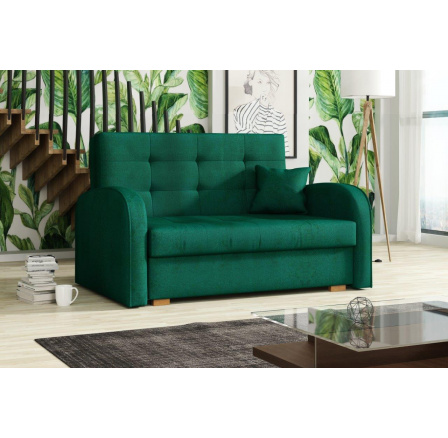 Rozkládací křeslo Vivian Gold II zelené