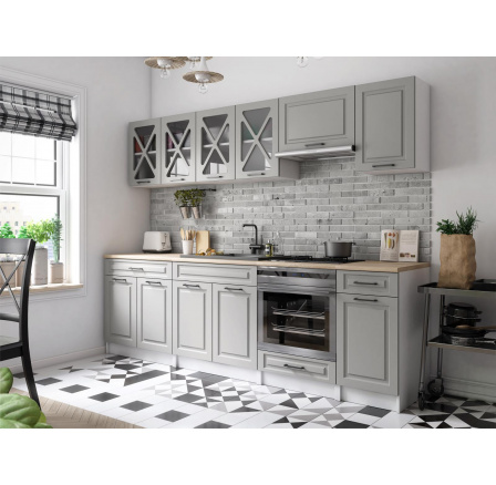 Kuchyňská Linka Gréta 260/260 kámen MAT Kuchyňská Linka Gréta 260/260 kámen MAT