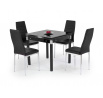 Étkezőasztal KENT, fekete