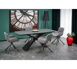 SILVESTRO étkezőasztal, sötétszürke