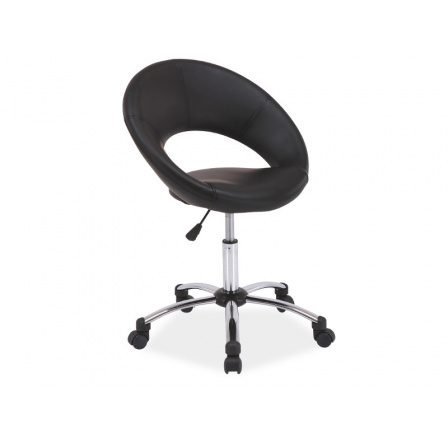 FOTEL OBROTOWY Q-128 CZARNY FOTEL OBROTOWY Q-128 CZARNY