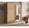 Tolóajtós és tükörrel ellátott Hailey 180 Artisan+Artisan ruhásszekrény