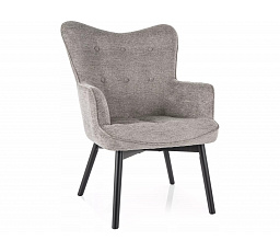 CARMEN RAVEN Fotel, Szürke 07/Fekete