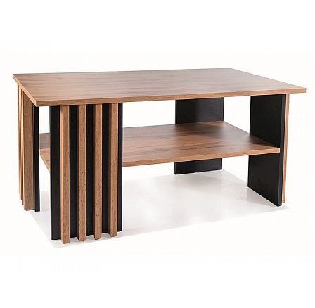 EVITA konferencia asztal, Artisan Tölgy/Fekete