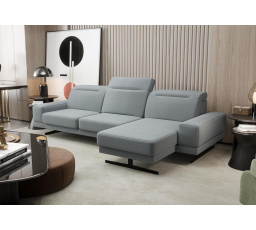 NAROŻNIK FIORE MINI 265x180 CM - Odcienie szarości , prawa