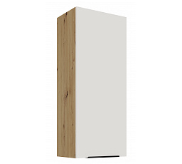 Felső szekrény ARIA - 45 G-108 1F, Artisan tölgy/Crystal White AFM - (ANTI-Fingerprint)