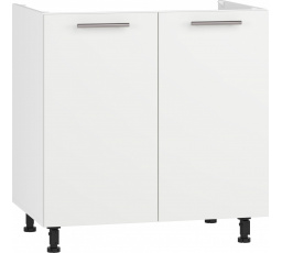 VENTO DK-80/82 mosogató alatti szekrény elülső oldala: fehér matt