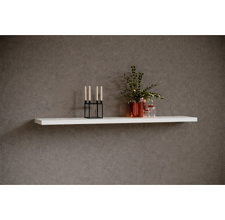 ANDREA függőpolc 120x26 Fehér Matt