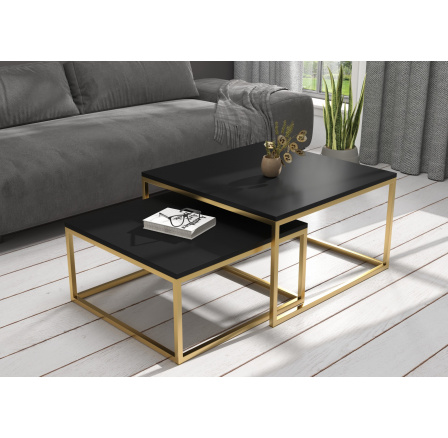 Konferencia asztal 2 az 1-ben KAMA Arany+Fekete