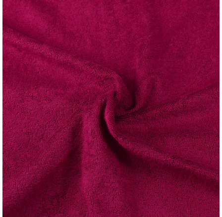 Froté prostěradlo vínové 220x200