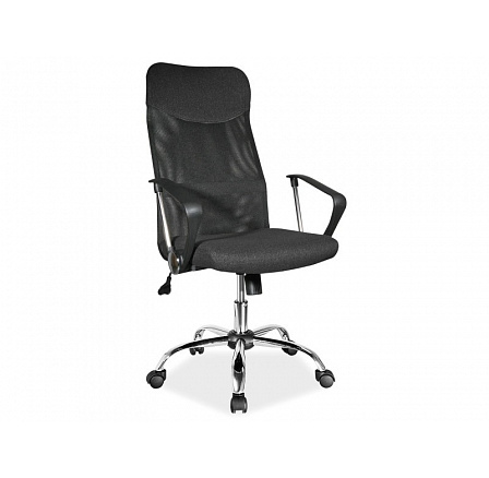 Irodai szék Q-025, fekete szövet