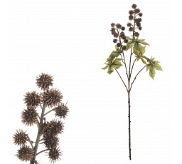 Ricinus - mű vágott virág, barna szín