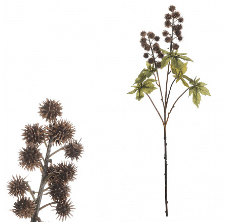 Ricinus - mű vágott virág, barna szín