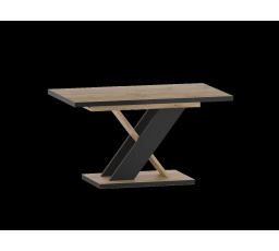 Kihúzható asztal tölgy wotan/fekete 85x138208 ST16-FX