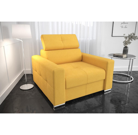 FOTEL MARGO 110 CM - Odcienie żółte