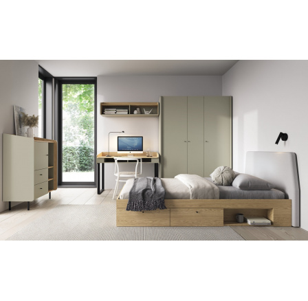 Gyerekszoba ALESSIO-01, Eukaliptusz/Baltikumi Dűne Tölgy