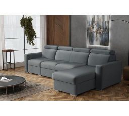 Sedací souprava Petrit I pravá Paros tmavě šedá