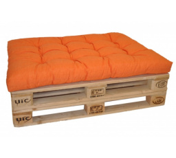 Sedák na paletu 120x80 oranžový melír